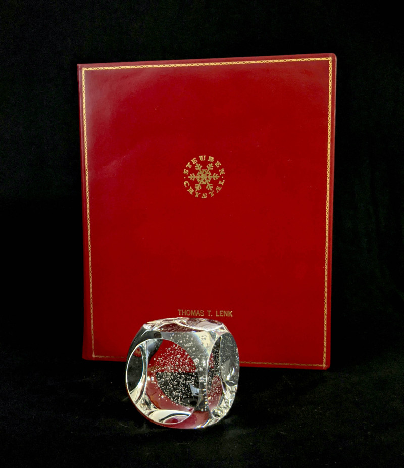 Paul Schulze for Steuben Glass - Cubed Sphere
