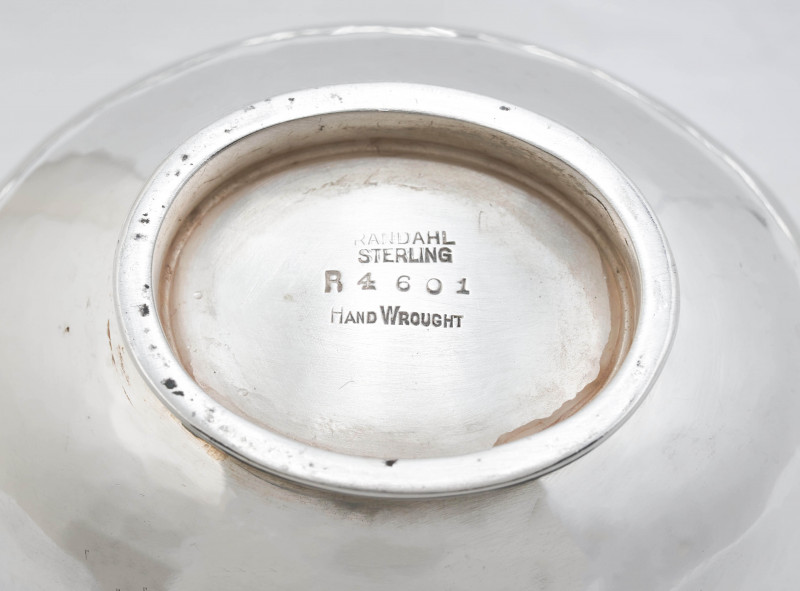 Randahl Sterling - Silver Cream and Sugar Bowl, and Tray