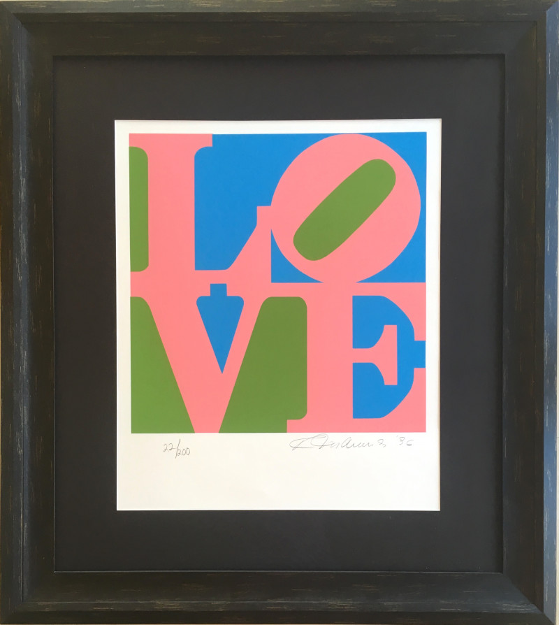 Robert Indiana - The Book of Love (pink)