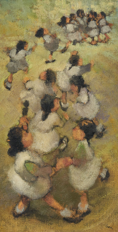 Image for Lot Unknown Artist - Untitled (Group of young girls)