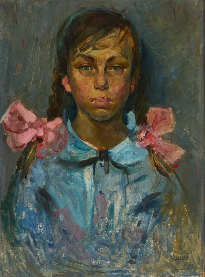 Image for Lot Unknown Artist - Untitled (Portrait of a young girl)