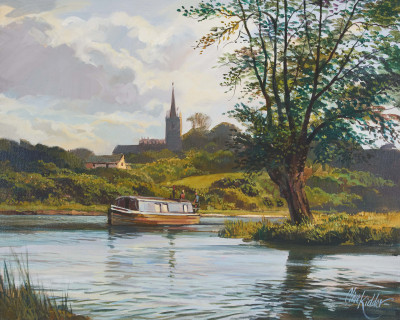 Clive Kidder - River Boat Reflections