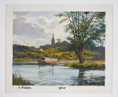 Clive Kidder - River Boat Reflections