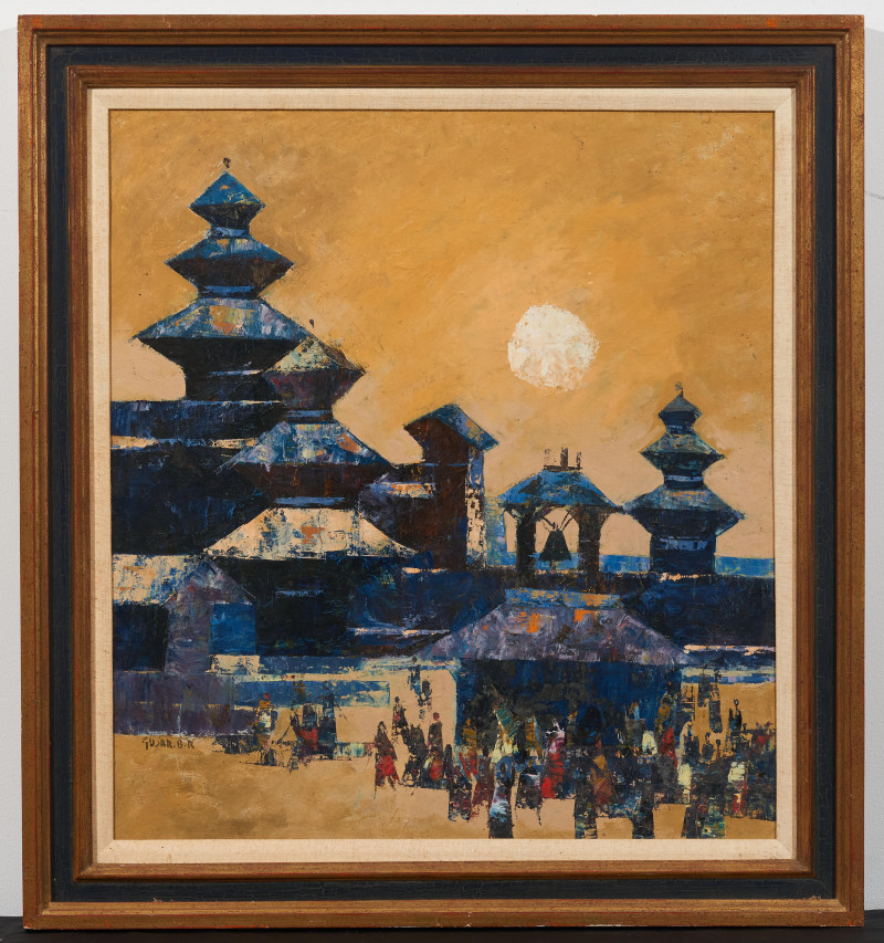Unknown Artist - Untitled (Temples of Lalitpur)