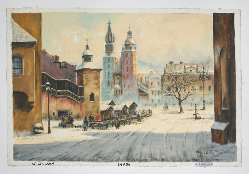 W. Wolsky - Untitled (Winter market)