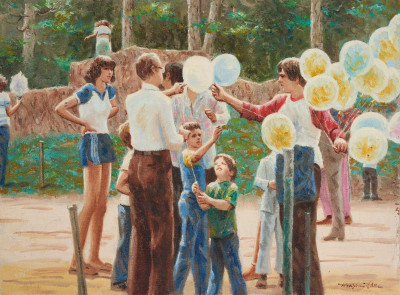 Image for Lot Wendell Hall - Balloons