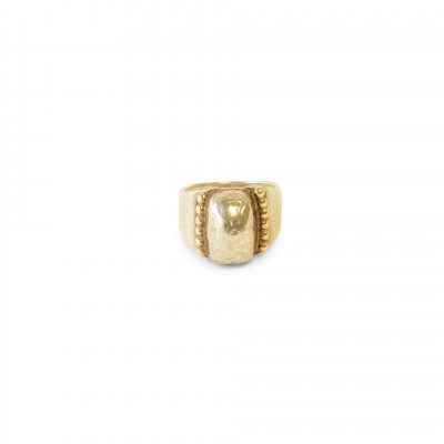 Sterling Silver and 18k Gold Ring