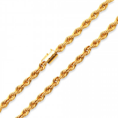 Image for Lot 14K Gold Rope Twist Chain