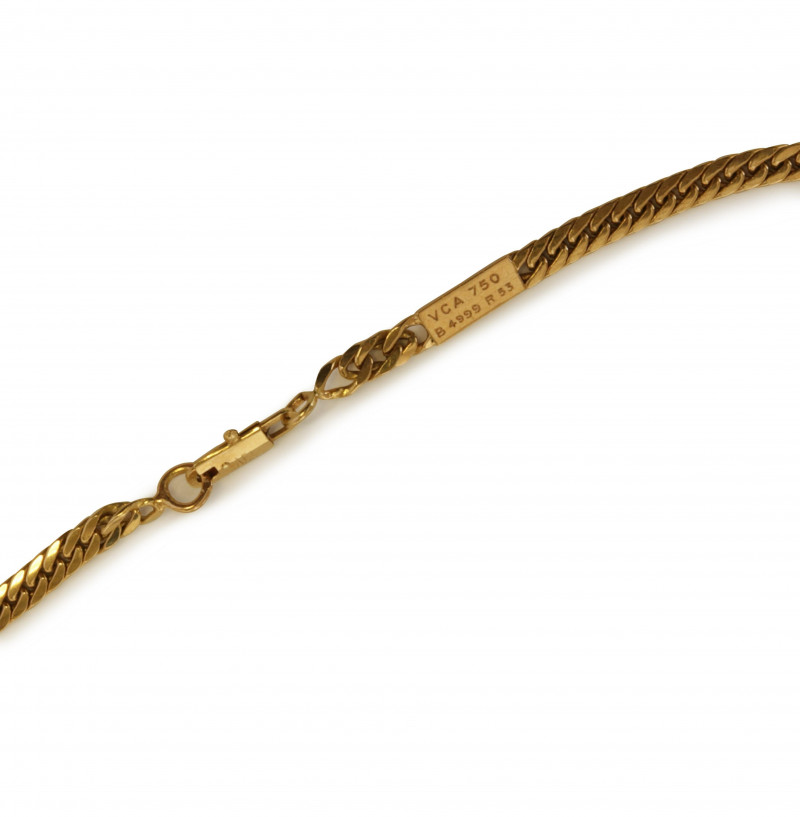 Van Cleef Arpels 18k Yellow Gold Chain Necklace