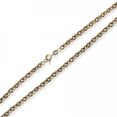 Image for Lot 14k Yellow Gold Cascade Link Chain Necklace