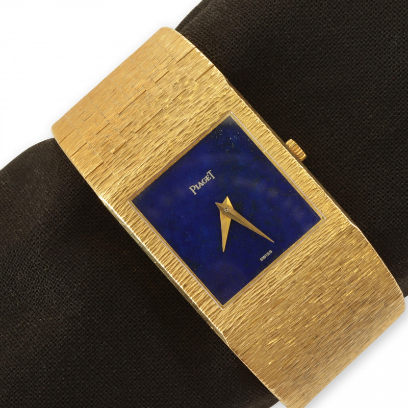 Piaget 18K Gold and Lapis Watch