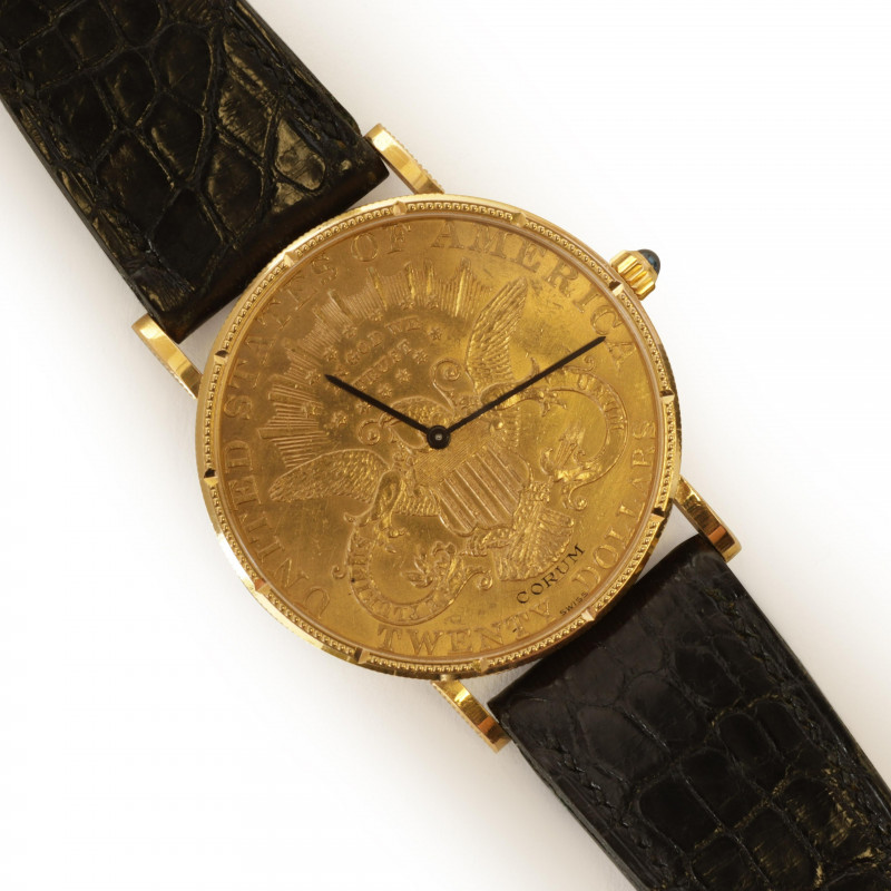 1904 Coronet Head Gold 20 Coin Corum Watch