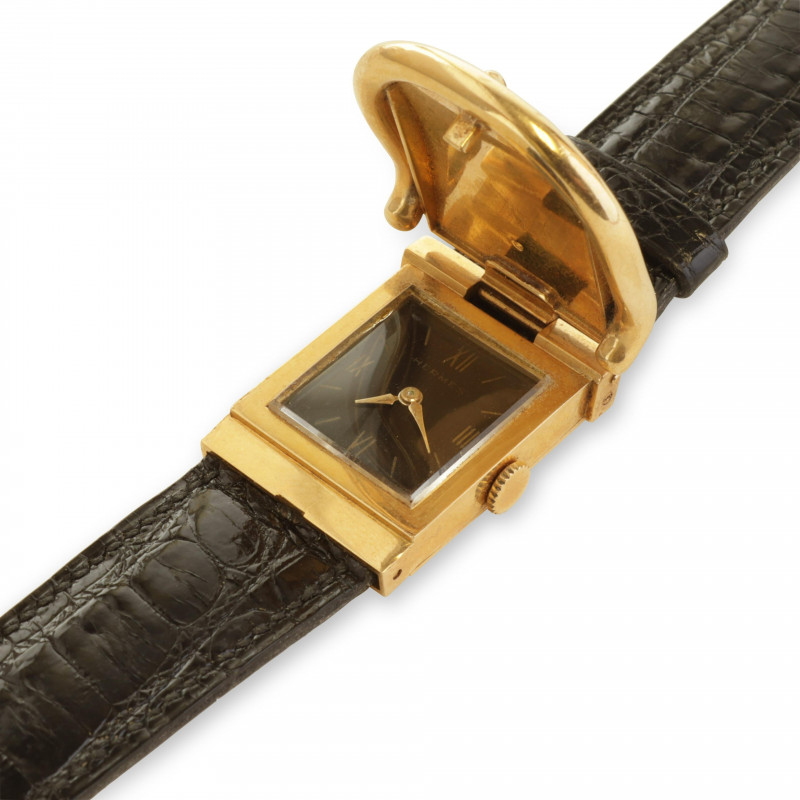 Vintage Hermes 18k Buckle Watch