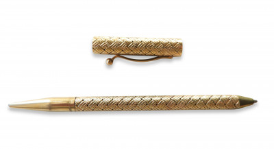 Tiffany Co 14k Gold Pen and Pencil Set