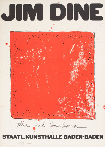 Image for Lot Jim Dine - The Red Bandana