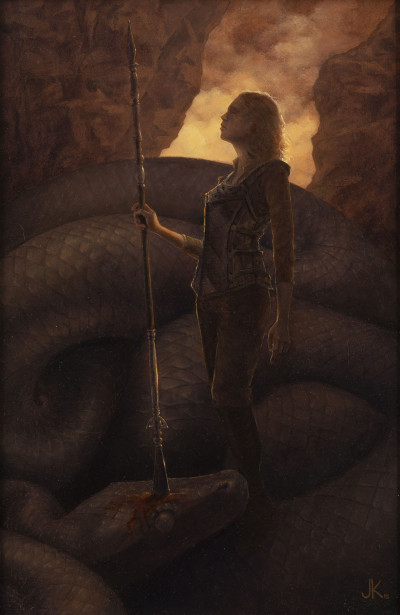 Image for Lot Unknown Artist - Untitled (Dead serpent)