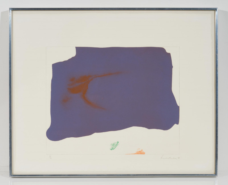 Helen Frankenthaler - Variation II on Mauve Corner