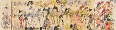 Image for Lot Purvis Young - Untitled (Horses)