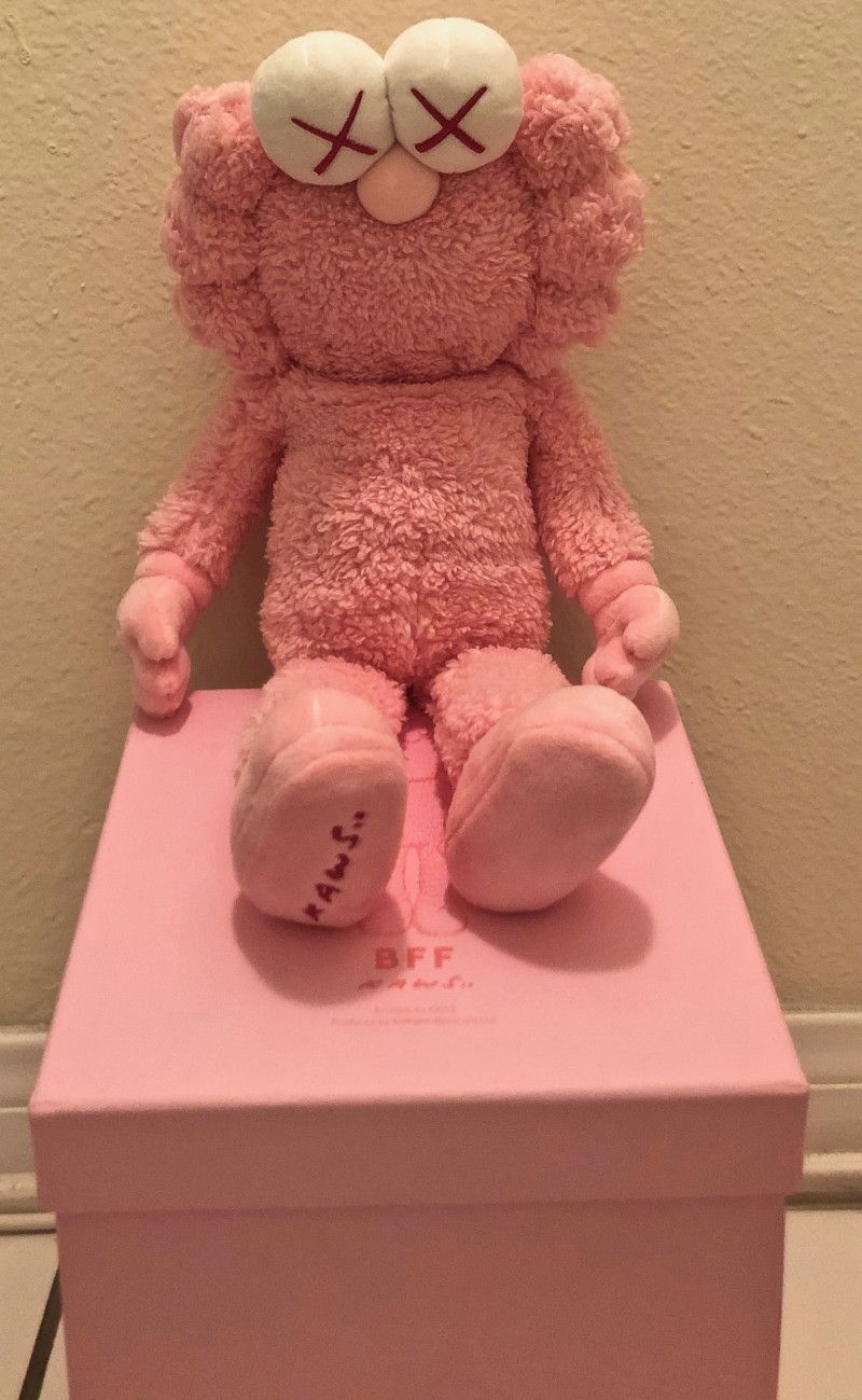 KAWS BFF Plush Doll (AP) (Pink)