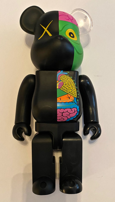 Image for Lot KAWS Bearbrick Dissected Companion 400 Black