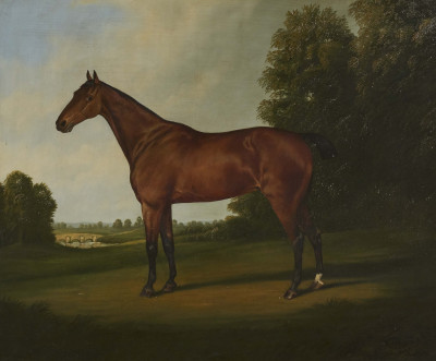 Image for Lot Henry Bernard Chalon - Horse in a Landscape