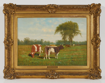 Clinton Loveridge - Untitled (Cows at pasture)
