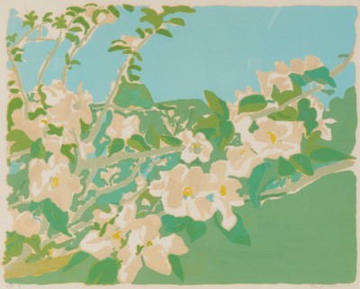 Image for Lot Fairfield Porter - Apple Blossoms II
