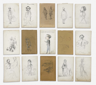 Possibly Edouard Manet - 15 Drawings