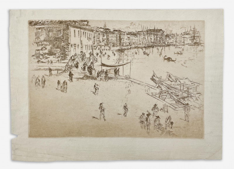 James Abbott McNeill Whistler - The Riva No. 2, from: The Second Venice Set