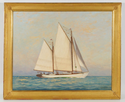 C. Myron Clark - Untitled (Sailboat)