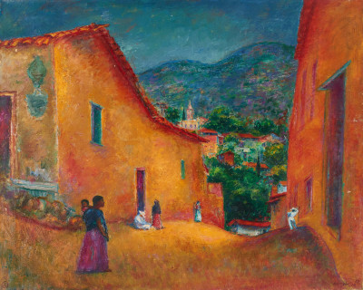 Image for Lot Clara Klinghoffer - Street in Taxco (Mexico)