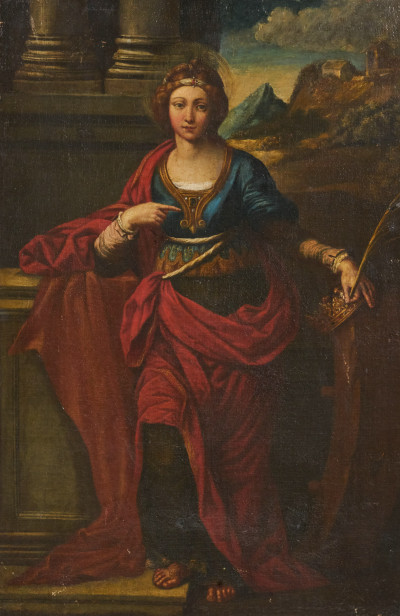 Image for Lot after Benvenuto Tisi - St. Catherine