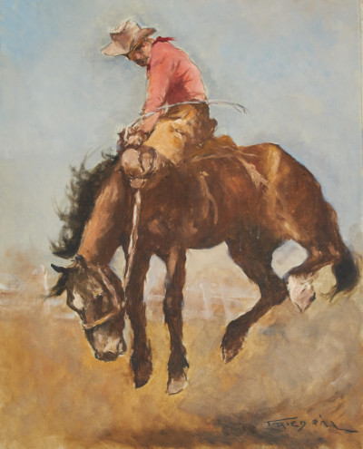 Image for Lot Pál Fried - Bucking Bronco