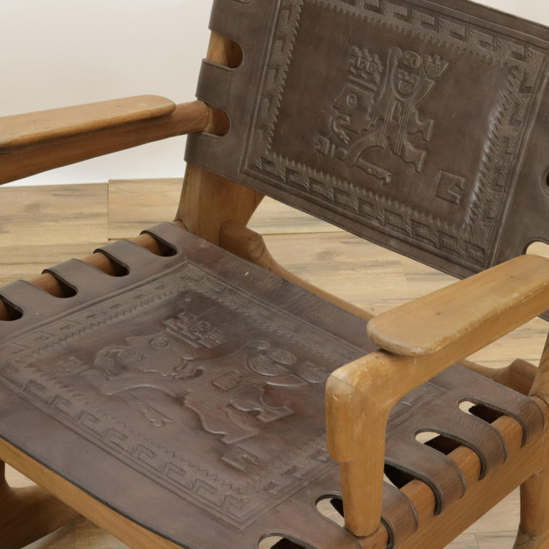 Angel Pazmino Chair and Ottoman