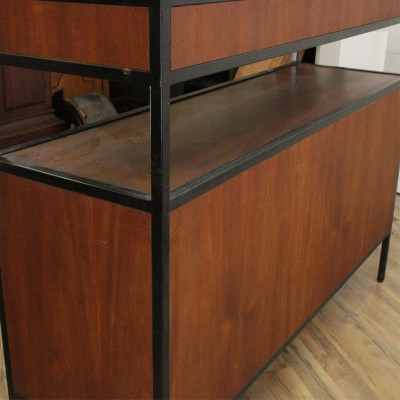 Tall MCM Sideboard Cabinet Stanley Salzman Design