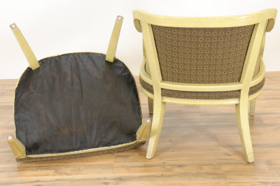 Pr of Vintage Midcentury Modern Wood/Cane Chairs