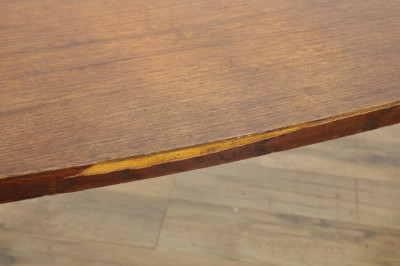 Danish Modern Long Oval Coffee Table