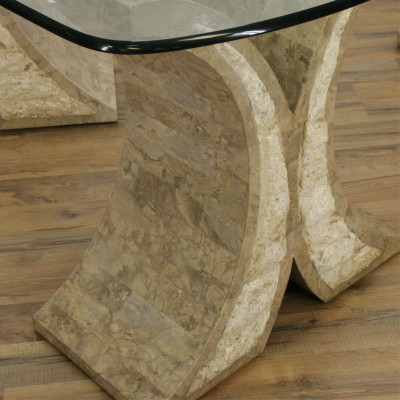 Two Maitland Smith Tessellated Stone Tables