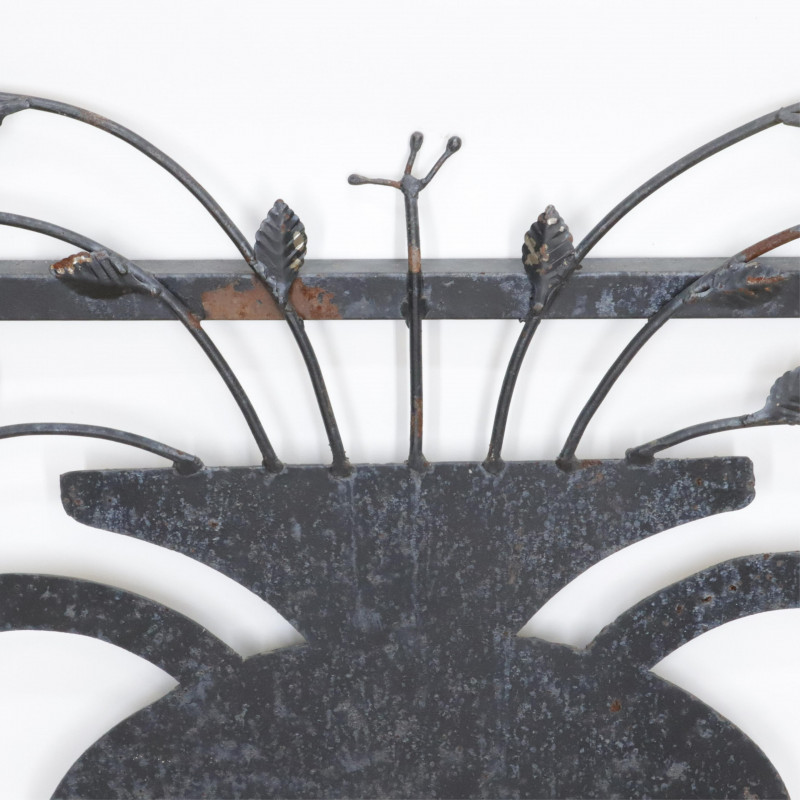 Urn and Vine Forged Iron Fireplace screen