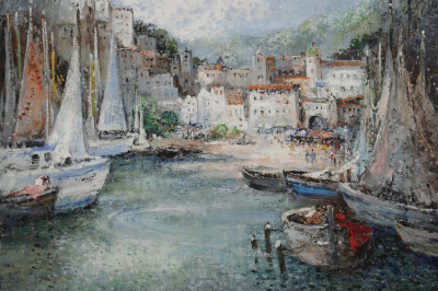 Willi Bauer Corfu Harbor