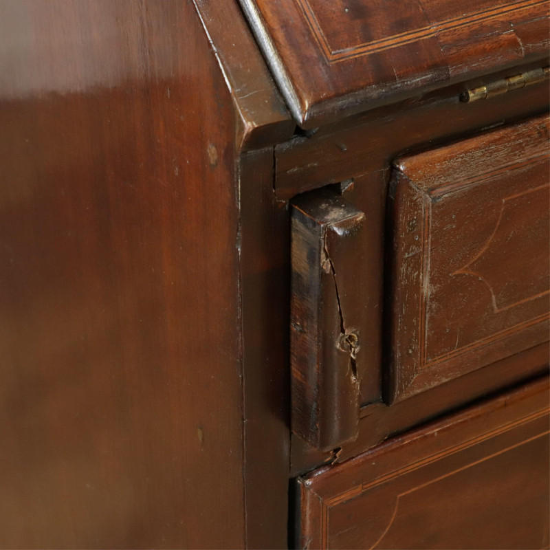 George III Inlaid Secretary Bookcase 18001825