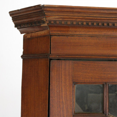 George III Style Mahogany Corner Cabinet 19th C