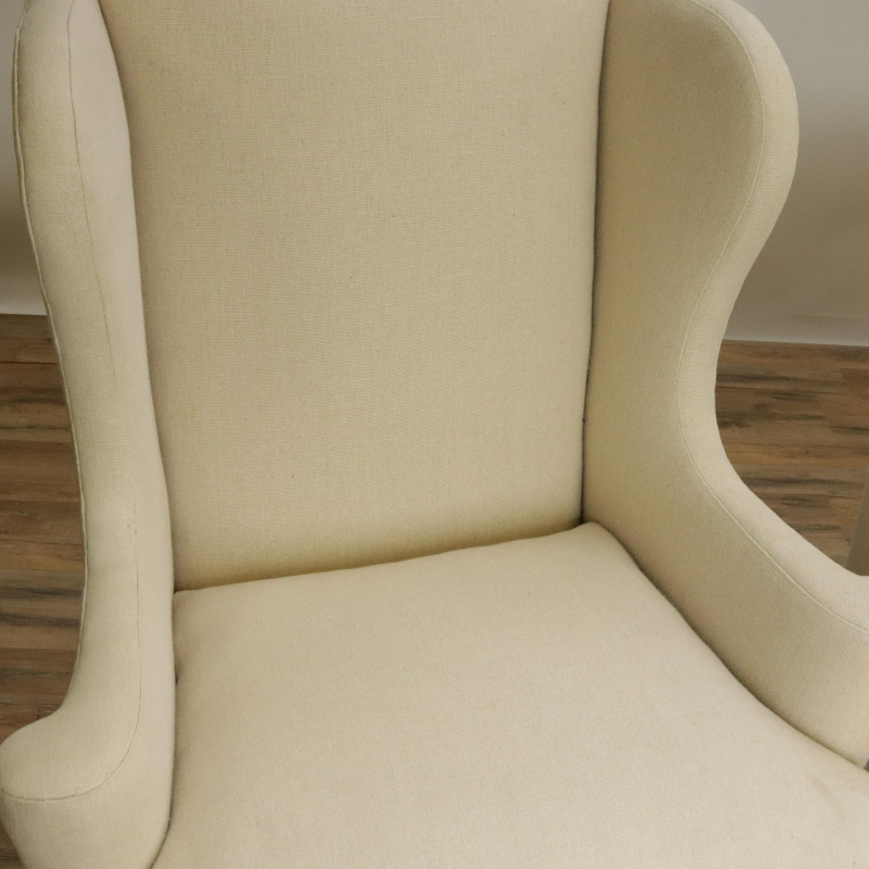 Pair of Georgian Style Wing Armchairs