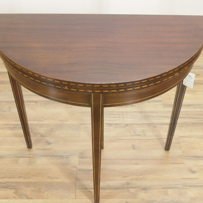 Federal Style Inlaid Mahogany Games Table Brandt