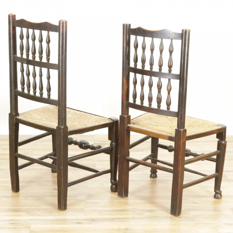 Set of 8 Yorkshire Beech Oak Dining Chairs