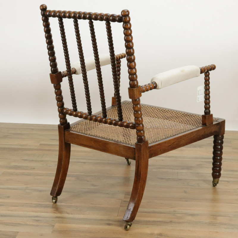 Early Victorian Bobbin Turned Armchair c1850