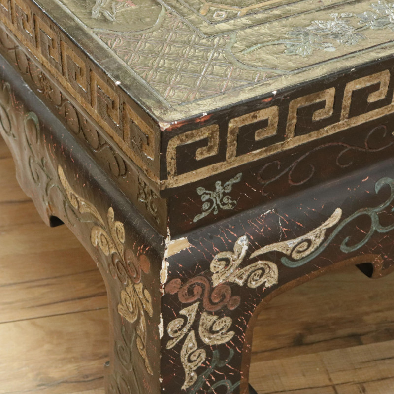 Chinese Coromandel Lacquer Coffee Table Baker