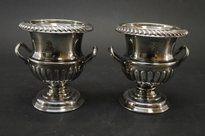 Group of Five Antique Silverplate Items