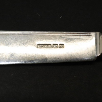 Asprey Silverplate Knife/Fork Set Primas Ivorine
