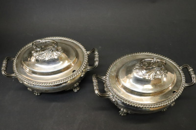 Sheffield Silverplate Serving Pieces